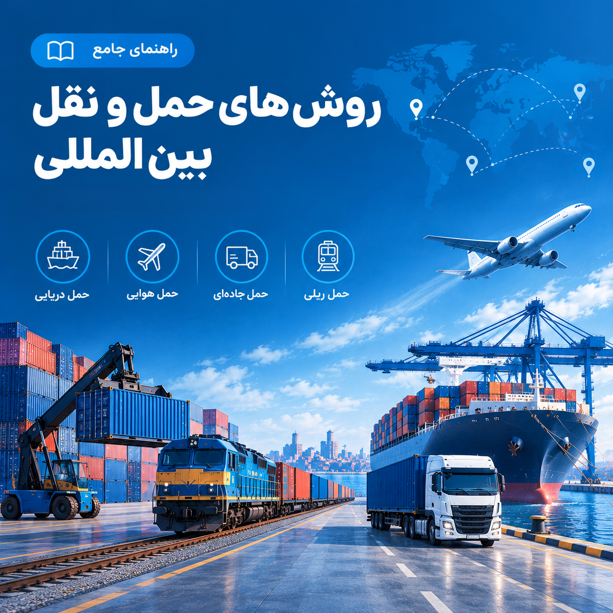 روش‌ های حمل و نقل بین‌ المللی؛ مقایسه 5  روش حمل